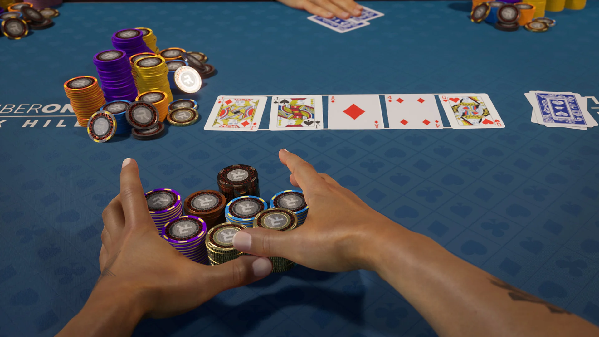 About Us Poker table